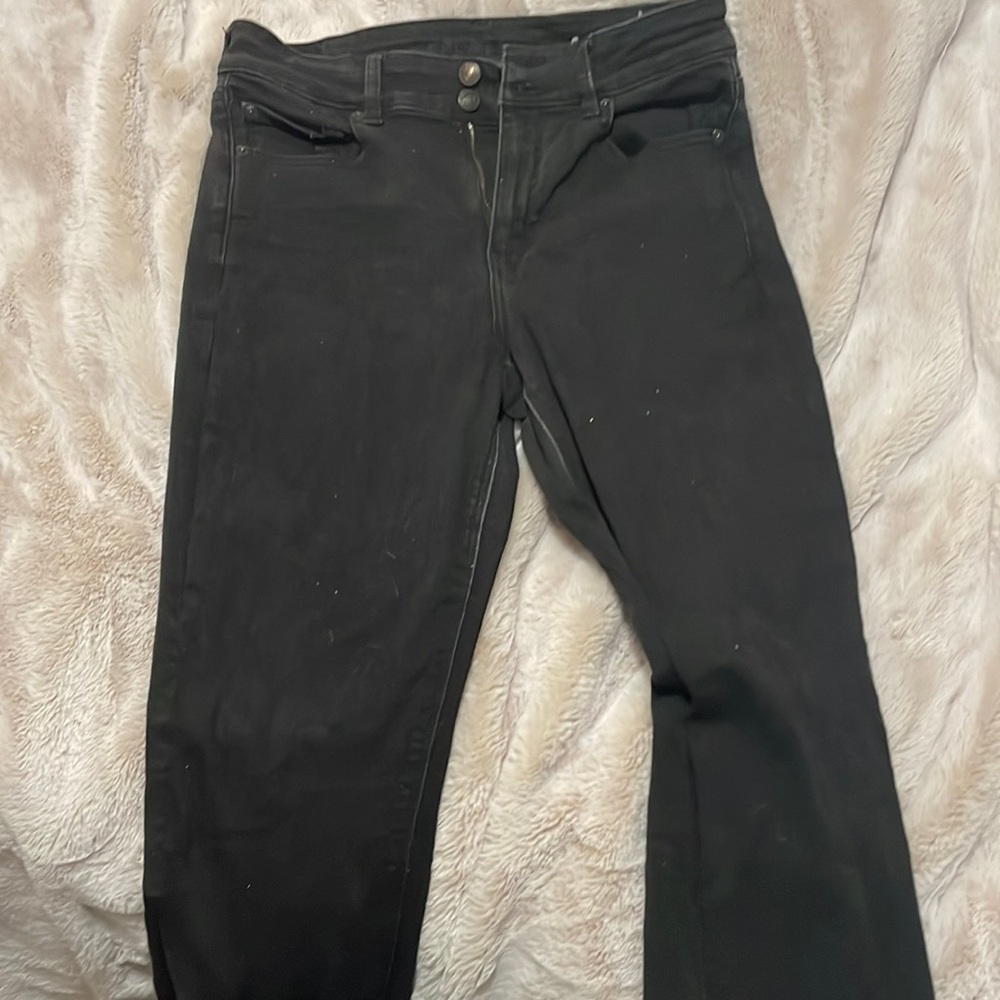 American Eagle Brand size 10 extra long boot, cut jeans